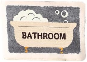 Thick Soft Microfiber Bath Rug 19x26in Non-Slip