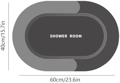 Super Absorbent Quick Dry Bath Rug with Non-Slip Backing
