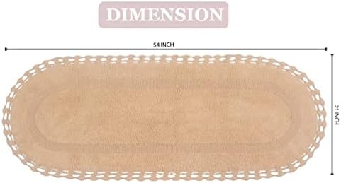 Home Weavers Hampton Crochet Reversible Bathmat 21x54