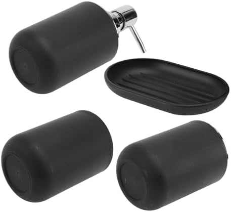 LIFKICH Toilet Accessory Kit 4pc Bathroom Supplies