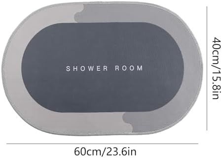 Memory Foam Bath Mat with Non Slip Rubber Backing