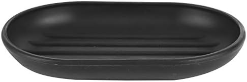 Cyrank 4Pcs Bathroom Vanity Accessory Set Black 1