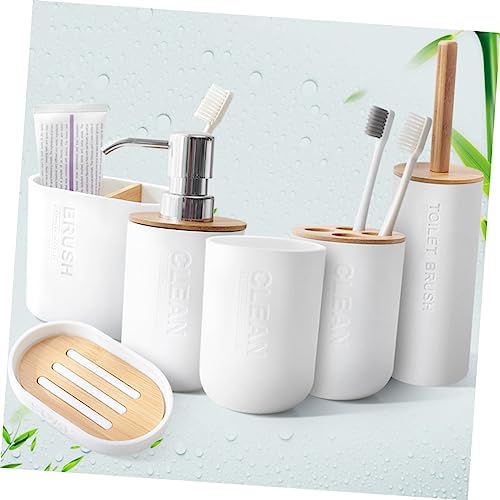 SOLUSTRE Bathroom Accessory Set 4-Piece Storage