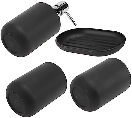 HOLIDYOYO 4pc Modern Bathroom Tumbler Set