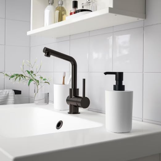 Modern Bathroom Accessories Set 3-Piece White 1