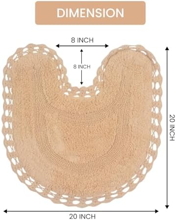 Home Weavers Hampton Crochet Reversible Bathmat 20x20