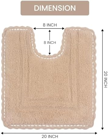 Home Weavers Reversible Cotton Bathmat 20x20