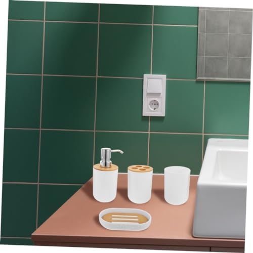 ABOOFAN Red Bathroom Soap Dispenser Set 1