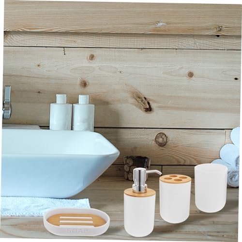 ABOOFAN Red Bathroom Soap Dispenser Set 1