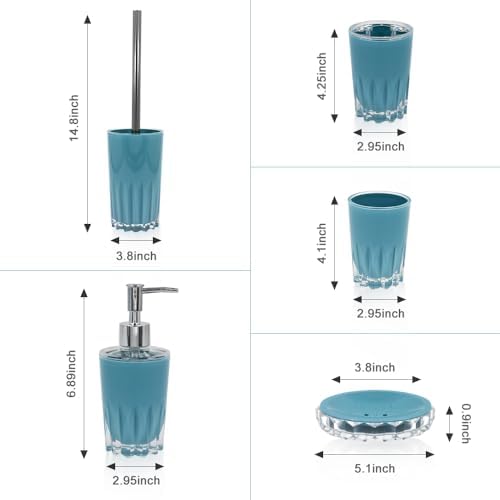 Liuonnam 5-Piece Bathroom Accessories Set