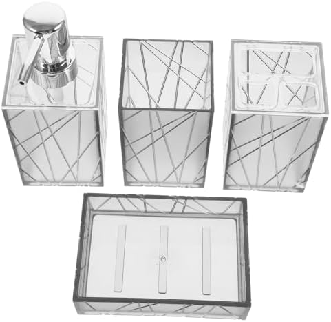 IMIKEYA 1 Set Bathroom Essentials Dispenser Kit
