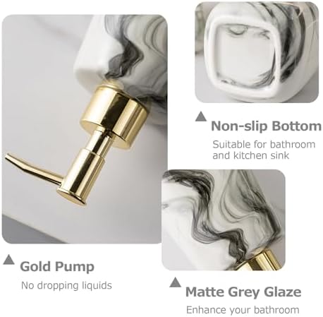 Tmore Ceramic Bathroom Accessory Set 4 Pcs Modern Design