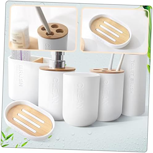 SOLUSTRE Bathroom Accessory Set 4-Piece Storage