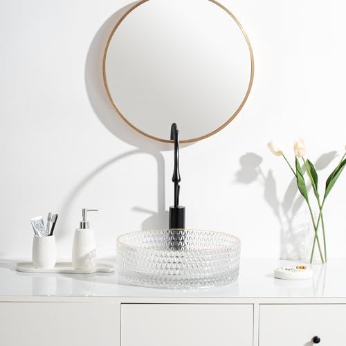JOLOSK White Ceramic Bathroom Accessories Set 3pcs 1