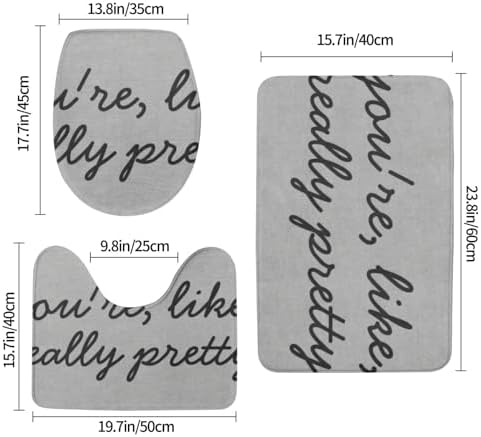 Youre Like Really Pretty Rustic Burlap Linen Bathroom Set