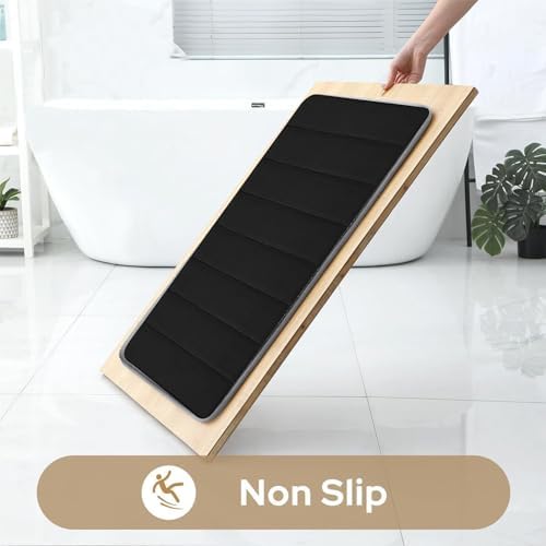 Memory Foam Bath Mat Set - 3 Piece Non Slip Water Absorbent