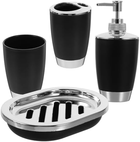 DECHOUS 4-Piece Bathroom Accessory Set