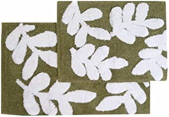 Chesapeake Monte Carlo Bath Rug Set 2Pc Linen Chocolate