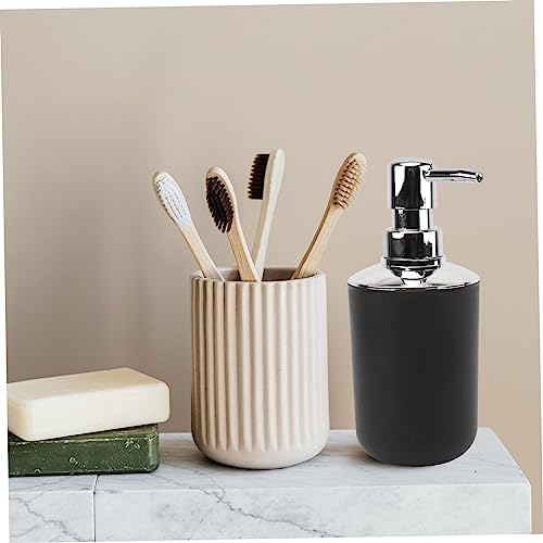 BUGUUYO Bathroom Accessories Set Red Black Modern Simple Practical 1