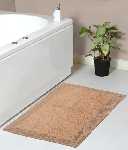 Home Weavers Luxury 100 Cotton Reversible Bath Rug Set 1