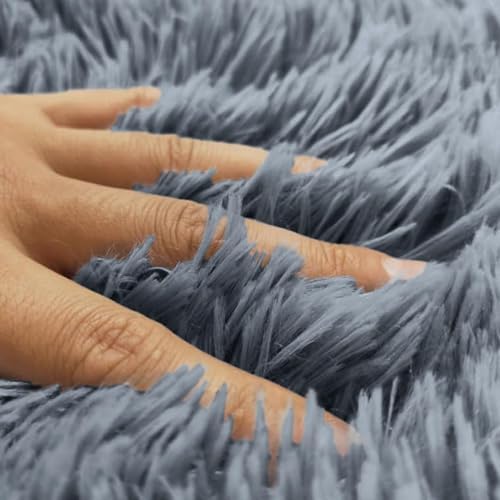 4 Piece Soft Non-Slip Bathroom Rug Set