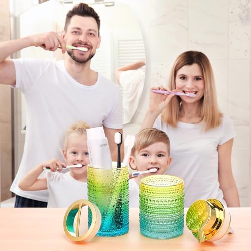 Nafhone Gradient Glass Bathroom Accessories Set 2 Pcs