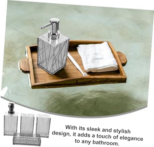IMIKEYA 1 Set Bathroom Essentials Dispenser Kit