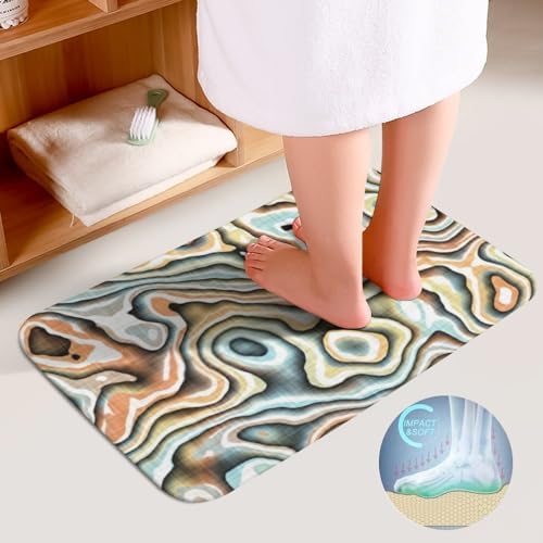 ZHONGJI 3-Piece Bath Rug Set Extra Soft Non-Slip