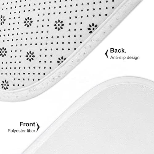Ultra Soft 2-Piece Bathroom Rug Set with Non-Slip Mats