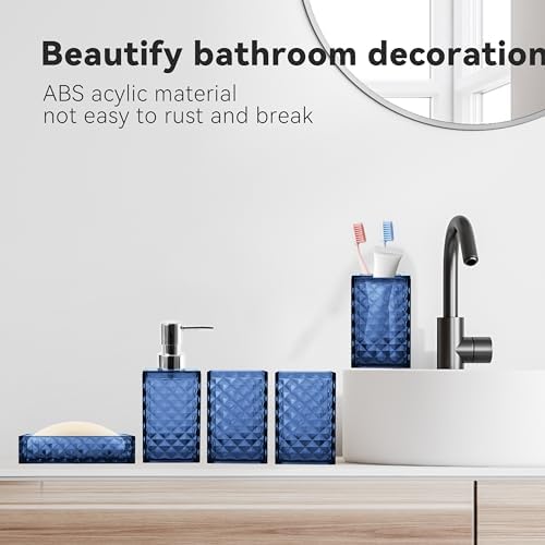 Seeatoo 5 Piece Boho Bathroom Decor Set