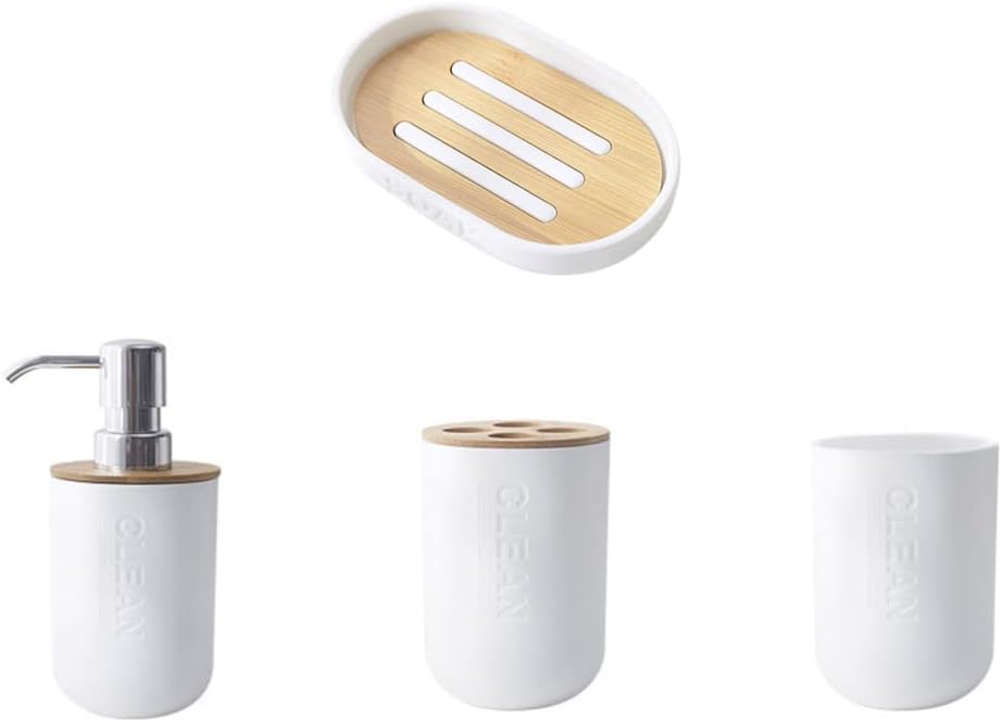 Cabilock 4-Piece Bathroom Organization Set