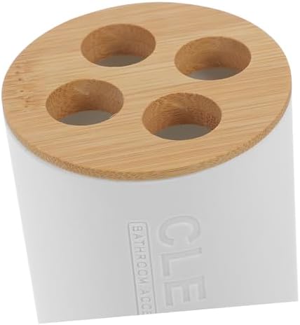 Cabilock Bathroom Cup Set 5pc Maroon