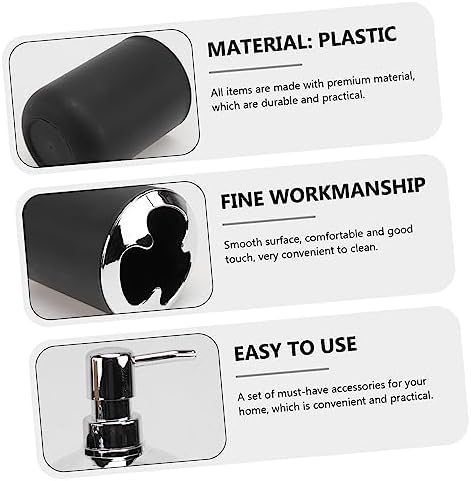 BUGUUYO Bathroom Accessories Set Red Black Modern Simple Practical 1