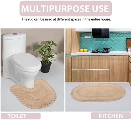 Home Weavers Hampton Reversible Bath Mat 2 Piece Set