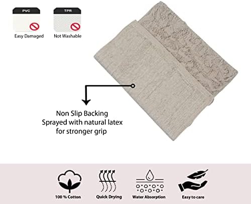 Home Weavers Bell Flower 2 Piece Bath Rug Set