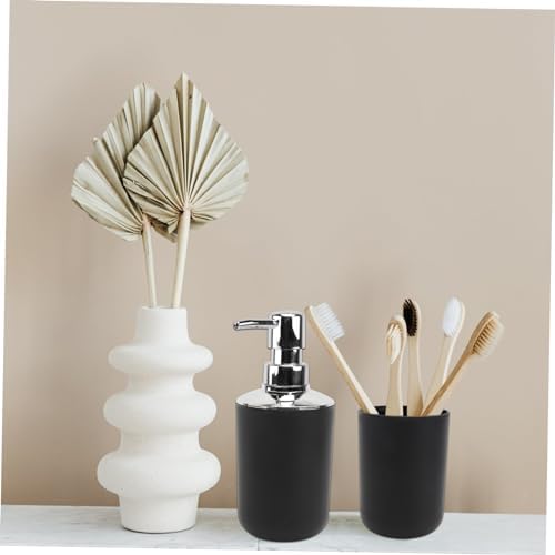 BUGUUYO Bathroom Accessories Set Red Black Modern Simple Practical 1