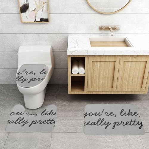 Youre Like Really Pretty Rustic Burlap Linen Bathroom Set
