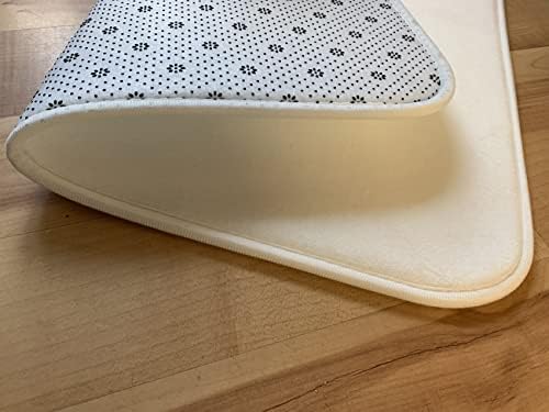3dRose Bath Rug Mat - Glass Metal Tile Design