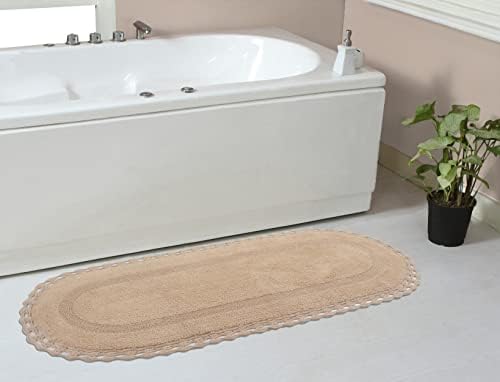 Home Weavers Hampton Crochet Reversible Bathmat 21x54