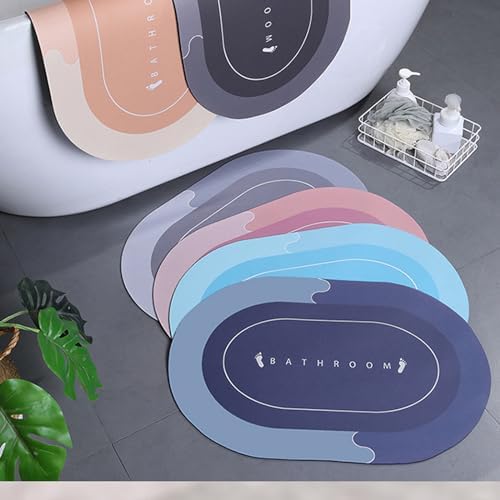 Super Absorbent Non-Slip Bath Mat with Quick Dry Stain Resistant Surface