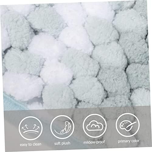 Ciieeo Non-Slip Bath Rug with Absorbent Design
