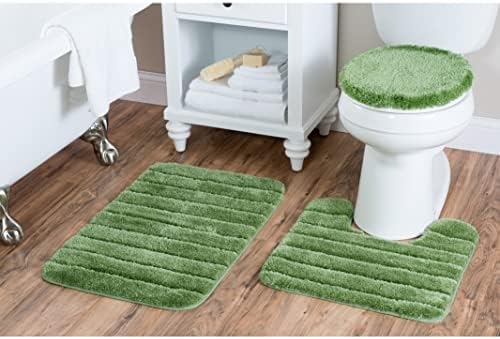 Baltic Linen Bellados Luxury Bath Rug Set Cranberry