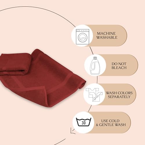 Canadian Linen Yukon Bath Mats 2 Pack Lightweight Quick Dry