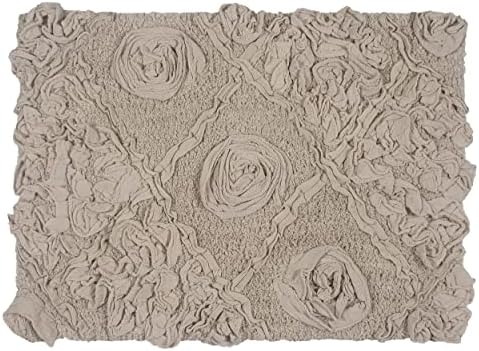 Home Weavers Modesto Bath Rug Set 100 Cotton 17x24 Rectangle Non-Slip