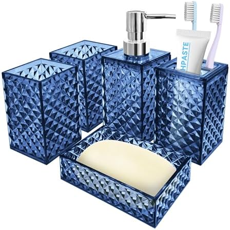 Seeatoo 5 Piece Boho Bathroom Decor Set