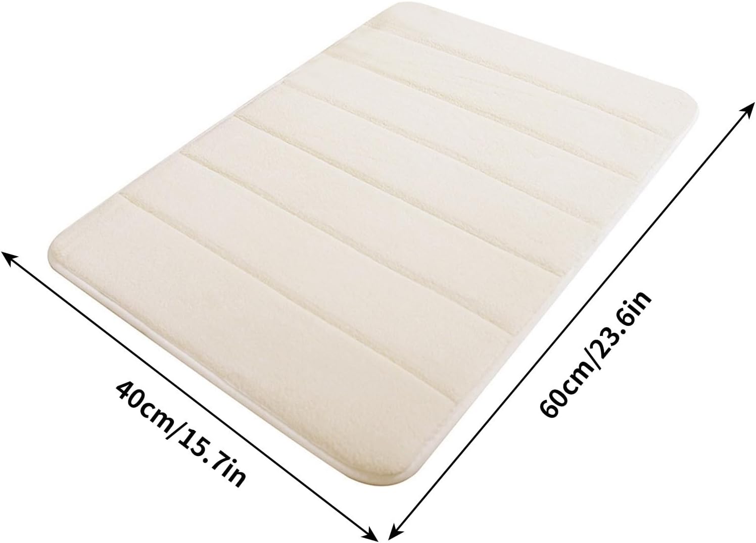 Memory Foam Bath Mat Rug - Non-Slip Soft and Water Absorbent