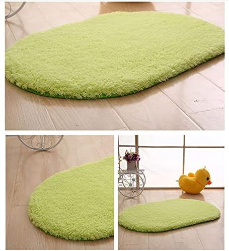 KELINFONG Thick Soft Non-Slip Microfiber Bath Rug Set 27x18 Inch