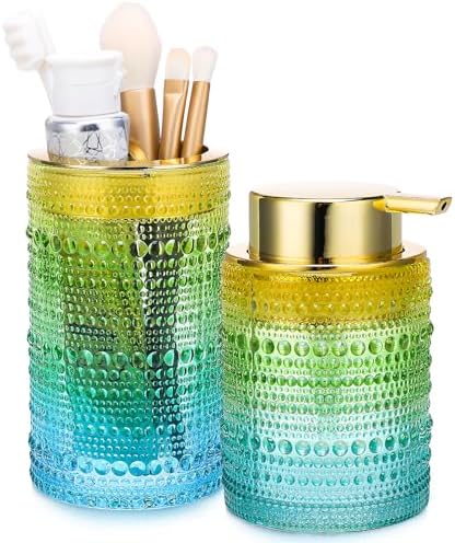 Nafhone Gradient Glass Bathroom Accessories Set 2 Pcs