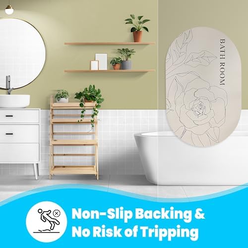 Super Absorbent Quick Dry Non-Slip Bath Mat 20 x 31