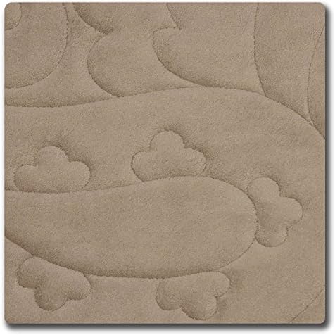 Bounce Comfort Plush Memory Foam Bath Mat Set 2 Piece Linen